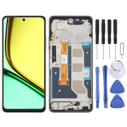 For Realme 12 Lite 4G OEM LCD Screen Digitizer Full Assembly with Frame, For Realme 12 Lite 4G, For Realme 12 Lite 4G(Dark Green)