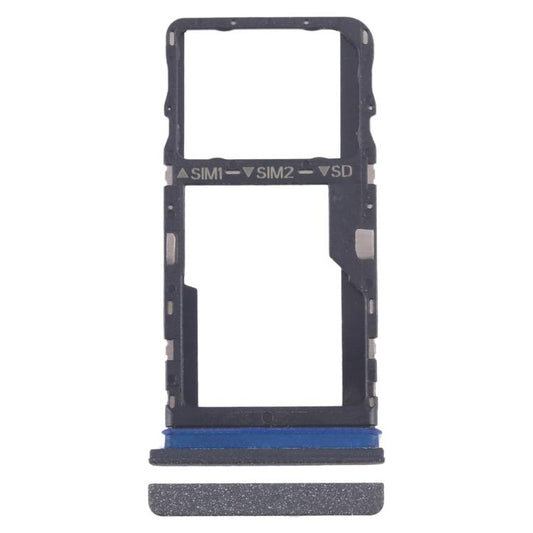 For TCL 40 R T771K Original SIM Card Tray + SIM Card Tray / Micro SD Card Tray, For TCL 40 R(Original)