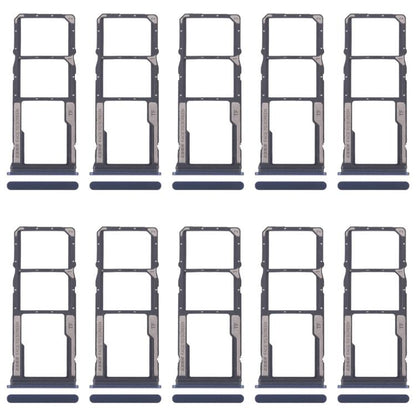 For Xiaomi Redmi 14C 5G 10pcs SIM Card Tray + SIM Card Tray + Micro SD Card Tray