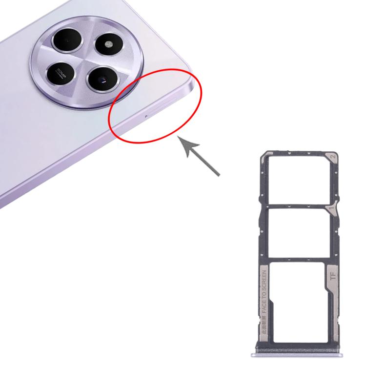 For Xiaomi Redmi 14C 5G 10pcs SIM Card Tray + SIM Card Tray + Micro SD Card Tray, For Xiaomi Redmi 14C 5G