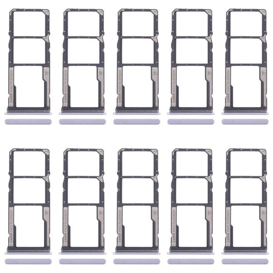 For Xiaomi Redmi 14C 5G 10pcs SIM Card Tray + SIM Card Tray + Micro SD Card Tray, For Xiaomi Redmi 14C 5G