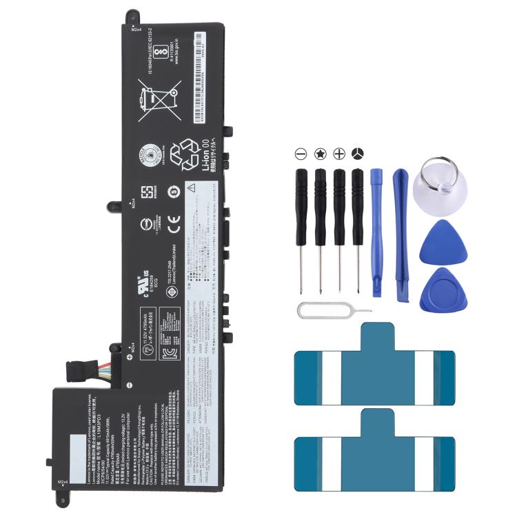 Pour batterie de remplacement Lenovo XiaoXin Pro-13S 13IML/13ITL 2020 2021 L19L3PD3 4795 mAh, Pour Lenovo XiaoXin Pro-13S