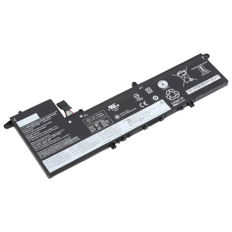 Pour batterie de remplacement Lenovo XiaoXin Pro-13S 13IML/13ITL 2020 2021 L19L3PD3 4795 mAh, Pour Lenovo XiaoXin Pro-13S