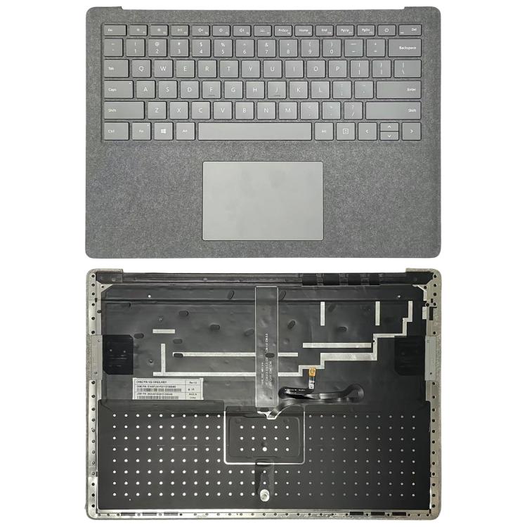 Pour clavier américain Microsoft Surface Laptop 1/2 1769/1782 avec coque C / pavé tactile, Pour Microsoft Surface Laptop 1/2