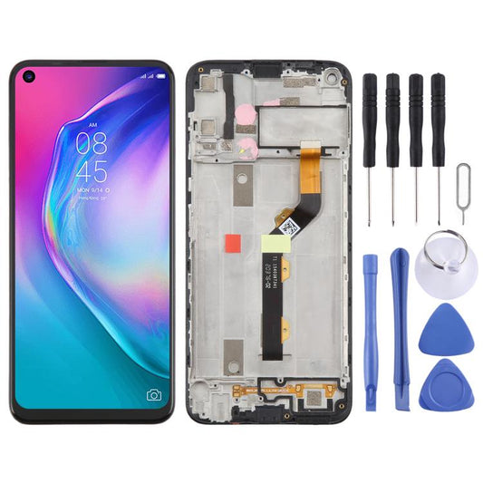 Pour Tecno Camon 15 Air CD6 CD6S Écran LCD TFT Numériseur Assemblage complet avec cadre, Pour Tecno Camon 15 Air