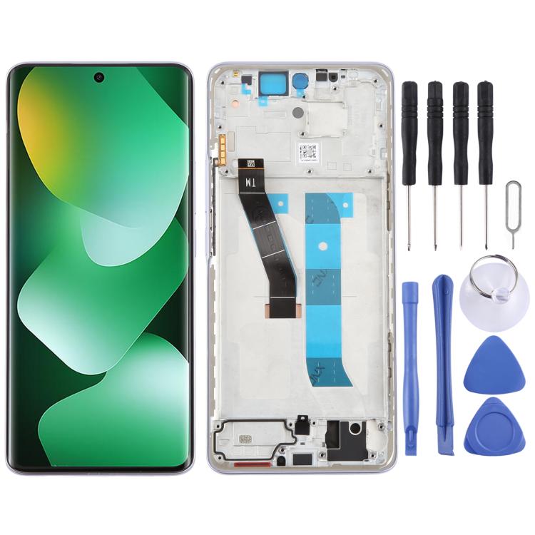 Pour Xiaomi Redmi Note 15 4G Écran LCD Numériseur Complet Original avec Cadre, Pour Xiaomi Redmi Note 15 4G(Original)