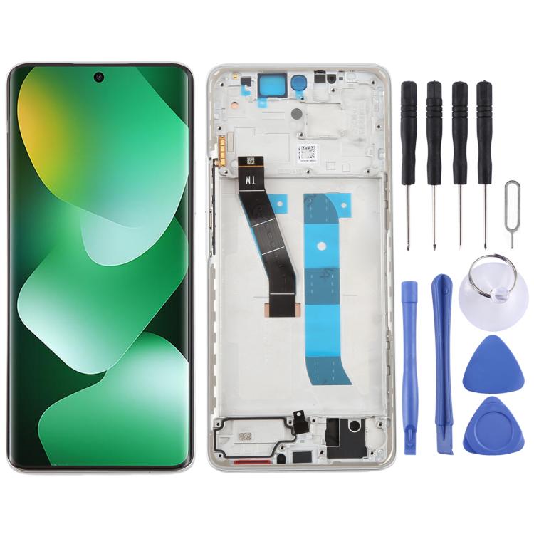 Pour Xiaomi Redmi Note 15 4G Écran LCD Numériseur Complet Original avec Cadre, Pour Xiaomi Redmi Note 15 4G(Original)
