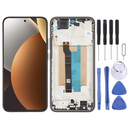 Pour Xiaomi Redmi Note 15 Pro 5G Écran LCD tactile numériseur complet avec châssis, pour Xiaomi Redmi Note 15 Pro 5G (Original)