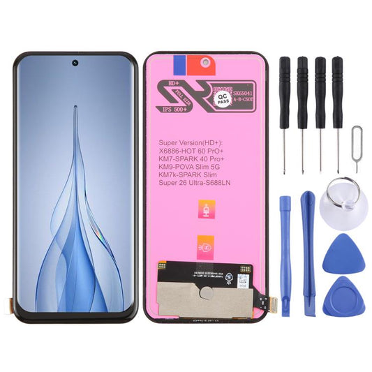 Pour Tecno Spark Slim KM7k Écran LCD TFT avec numériseur complet, Pour Tecno Spark Slim(TFT)