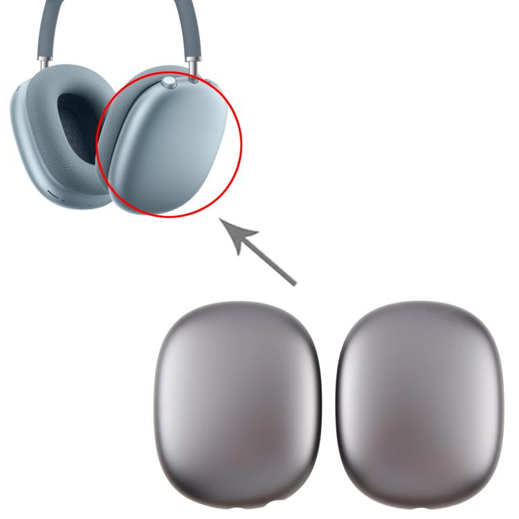 For Apple AirPods Max Left / Right Aluminum Alloy Earmuffs (1 Pair)
