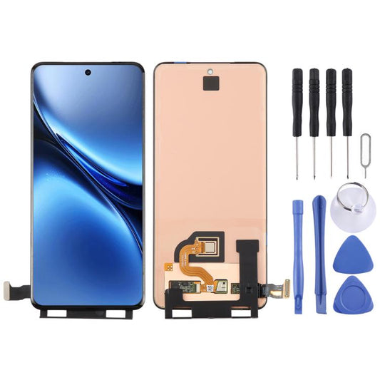 Pour écran LCD d'origine vivo X200 Pro V2413 V2405A V2405DA avec numériseur complet, y compris le câble flexible d'empreintes digitales