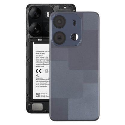 For Tecno Pop 7 BF6 Original Battery Back Cover with Camera Lens Frame / Side Keys, For Tecno Pop 7(Original), For Tecno Pop 7, For Tecno Pop 7 (Original)
