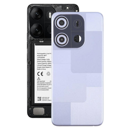 For Tecno Pop 7 BF6 Original Battery Back Cover with Camera Lens Frame / Side Keys, For Tecno Pop 7(Original), For Tecno Pop 7, For Tecno Pop 7 (Original)