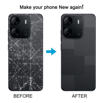 For Tecno Pop 7 BF6 Original Battery Back Cover with Camera Lens Frame / Side Keys, For Tecno Pop 7(Original), For Tecno Pop 7, For Tecno Pop 7 (Original)