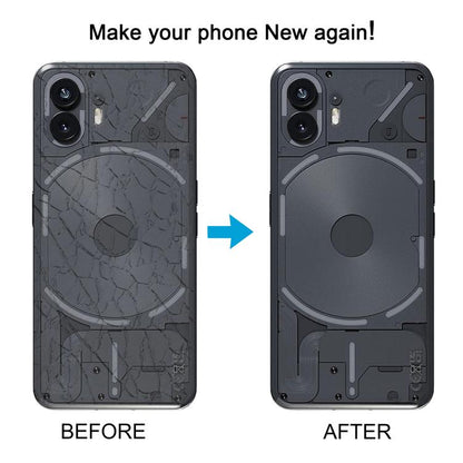 For Nothing Phone 2 A065 Original Glass Battery Back Cover with Camera Lens Frame, For Nothing Phone 2(Original)