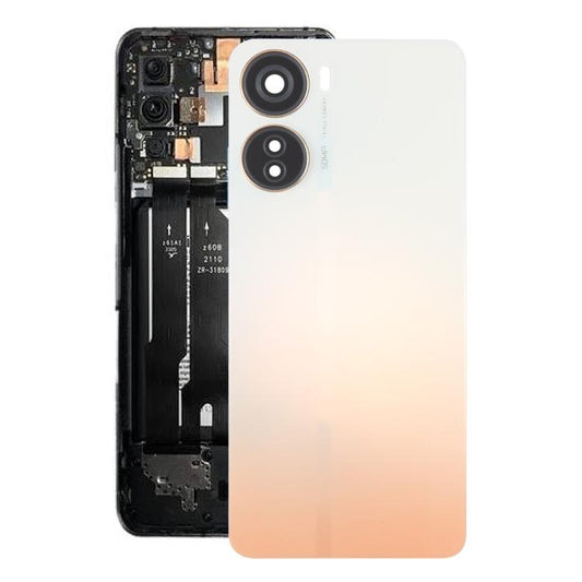 Pour cache batterie en plastique ZTE Axon 40 Lite avec cache objectif d'appareil photo, pour ZTE Axon 40 Lite (avec cache appareil photo)