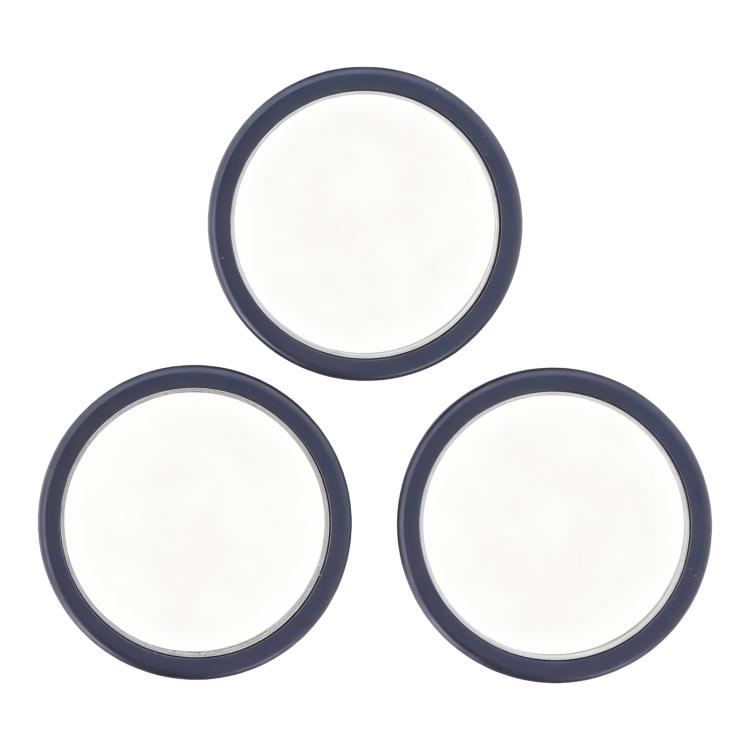 Pour iPhone 17 Pro Max / 17 Pro, lot de 3 anneaux de protection en métal pour objectif de caméra arrière, pour iPhone 17 Pro / 17 Pro Max