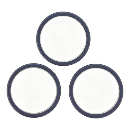 Pour iPhone 17 Pro Max / 17 Pro, lot de 3 anneaux de protection en métal pour objectif de caméra arrière, pour iPhone 17 Pro / 17 Pro Max