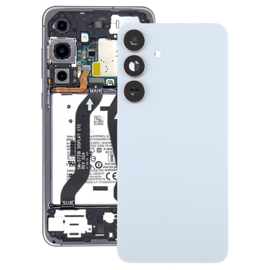 Pour Galaxy S25 FE SM-S731B, cache-batterie arrière d'origine avec cadre d'objectif d'appareil photo, pour Samsung Galaxy S25 FE (avec cadre d'objectif d'appareil photo)