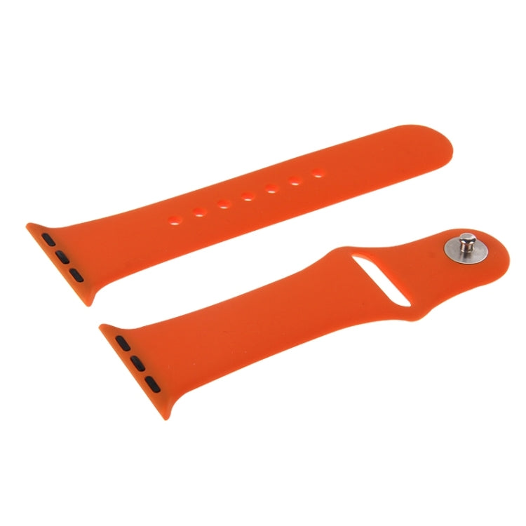 For Apple Watch Sport 38mm High-performance Rubber Sport Watch Band with Pin-and-tuck Closure