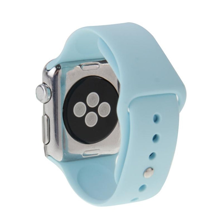 For Apple Watch Sport 38mm High-performance Rubber Sport Watch Band with Pin-and-tuck Closure