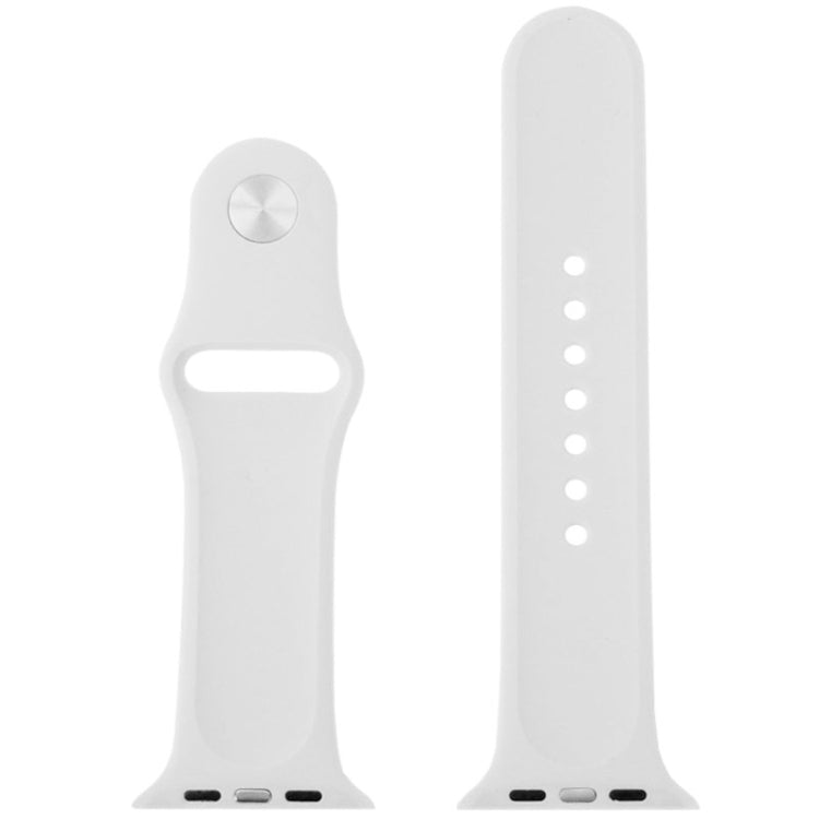 For Apple Watch Sport 38mm High-performance Rubber Sport Watch Band with Pin-and-tuck Closure