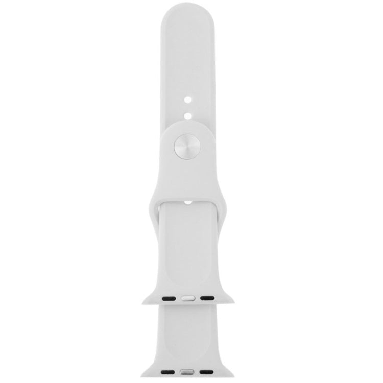 For Apple Watch Sport 38mm High-performance Rubber Sport Watch Band with Pin-and-tuck Closure