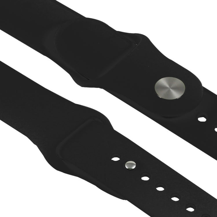 For Apple Watch Sport 42mm High-performance Rubber Sport Watch Band with Pin-and-tuck Closure