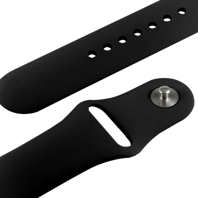 For Apple Watch Sport 42mm High-performance Rubber Sport Watch Band with Pin-and-tuck Closure