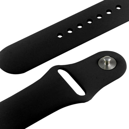 For Apple Watch Sport 42mm High-performance Rubber Sport Watch Band with Pin-and-tuck Closure