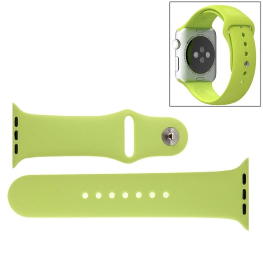 For Apple Watch Sport 42mm High-performance Rubber Sport Watch Band with Pin-and-tuck Closure