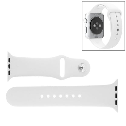 For Apple Watch Sport 42mm High-performance Rubber Sport Watch Band with Pin-and-tuck Closure