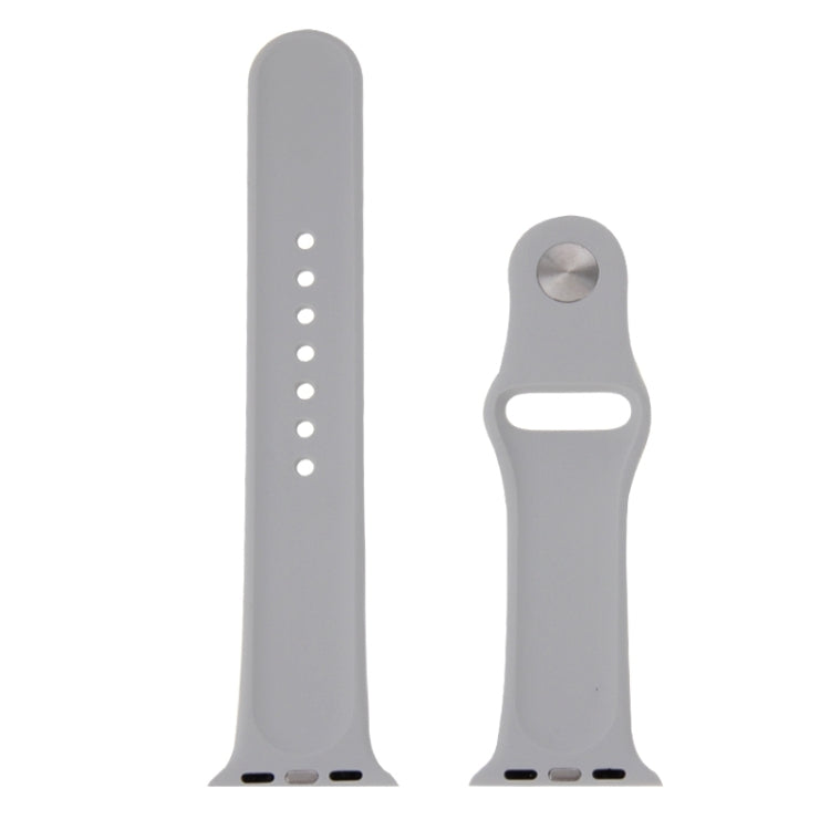 For Apple Watch Sport 42mm High-performance Longer Rubber Sport Watch Band with Pin-and-tuck Closure