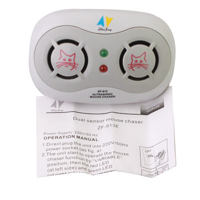 Dual Ultrasonic Sensor Mouse Chaser