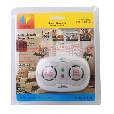 Dual Ultrasonic Sensor Mouse Chaser