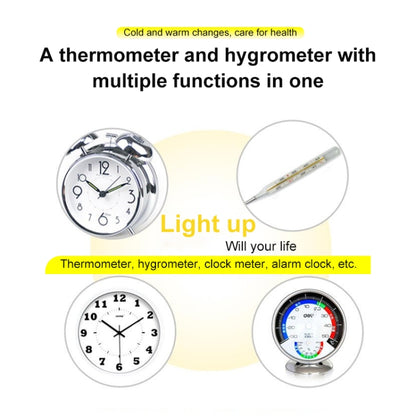 3.8 inch LCD Digital Temperature & Humidity Meter with Clock / Calendar (HTC-1)
