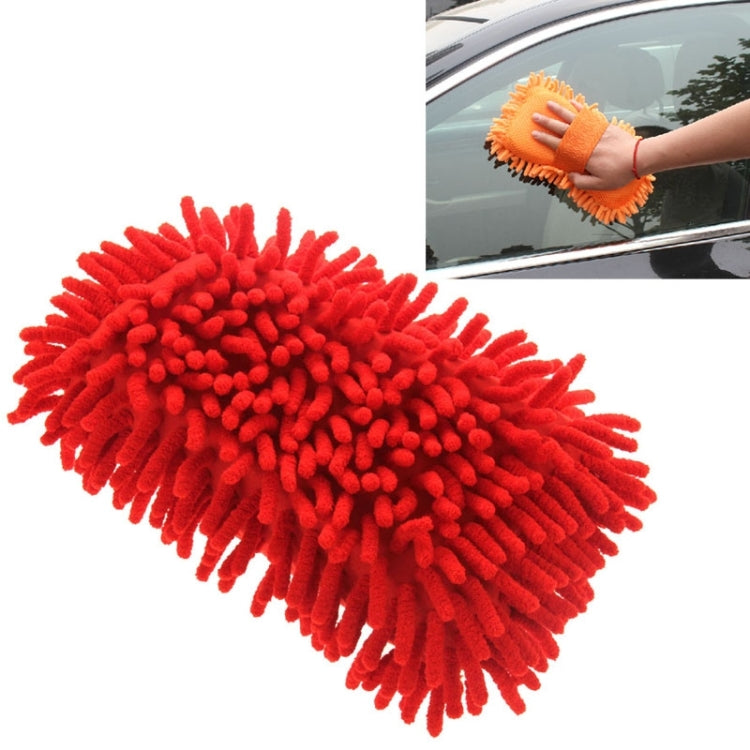 Gants de lavage de voiture anthozoaires en chenille de fibres ultrafines, brosse de voiture magique multifonctionnelle (livraison de couleur aléatoire), brosse de voiture magique