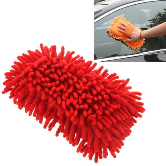 Gants de lavage de voiture anthozoaires en chenille de fibres ultrafines, brosse de voiture magique multifonctionnelle (livraison de couleur aléatoire), brosse de voiture magique