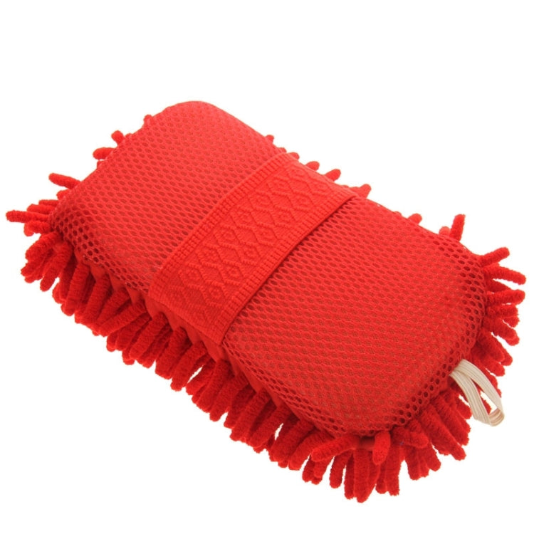 Gants de lavage de voiture anthozoaires en chenille de fibres ultrafines, brosse de voiture magique multifonctionnelle (livraison de couleur aléatoire), brosse de voiture magique