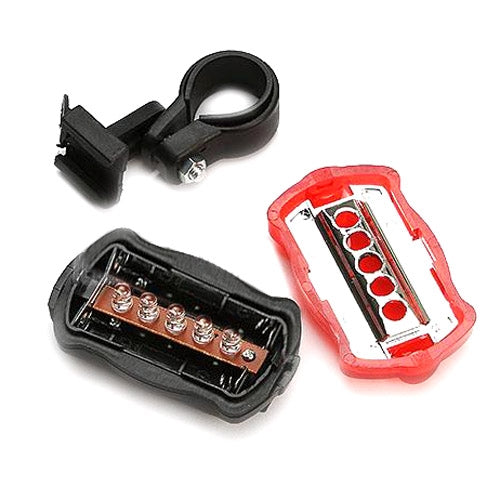 5 LED 7 Mode Bike Bicycle Rear Tail Safety Flash Light Lamp, 5 LED Tail Light