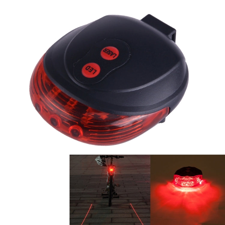 Lampe LED de vélo laser, feu arrière de VTT, feu arrière de sécurité, feu arrière de vélo, rouge