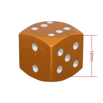 Universal 8mm Dice Style Aluminium Alloy Car Tire Valve Caps, Pack of 4, Dice Style  5, Dice Style 4, Dice Style, Dice Shape 5, Dice Style 5