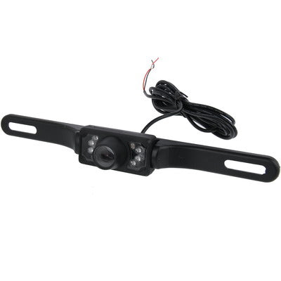 6 LED IR Infrared Waterproof Night Vision Wireless License Plate Frame Astern Backsight Rear View Camera , Support Installed in Car DVD Navigator or Car Monitor , Wide Viewing Angle: 140 degree (WD001), WD001
