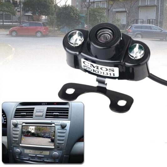 E400 Waterproof 2 LED Color CMOS/CCD Auto Car Rear View Camera for Security Backup Parking, E400