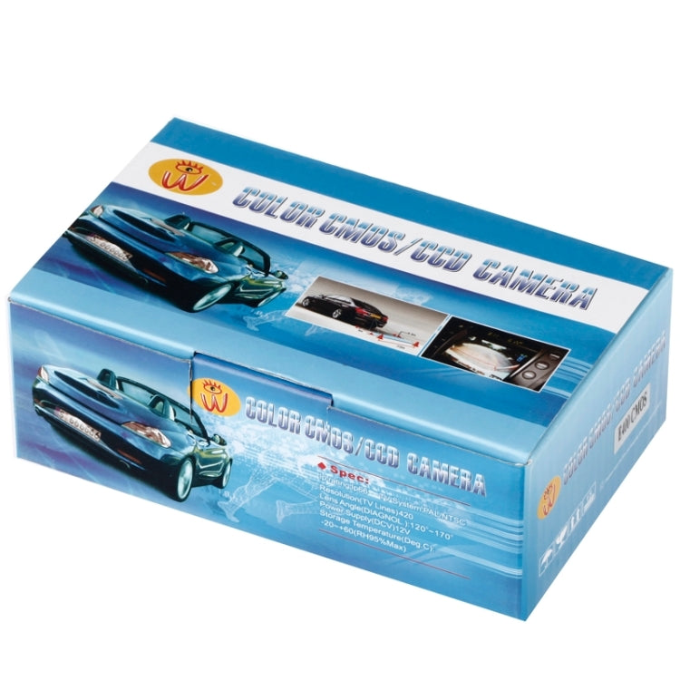 E400 Waterproof 2 LED Color CMOS/CCD Auto Car Rear View Camera for Security Backup Parking, E400