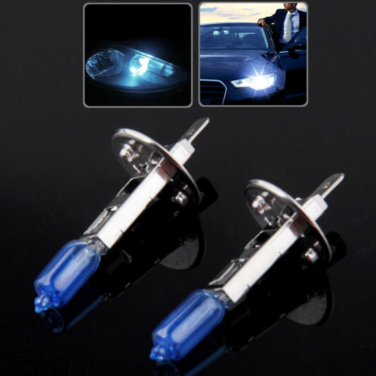 Ampoule halogène, ampoule de phare de voiture super blanche, 12 V / 55W, 6000K 1700 LM (paire), H7, H11, H1, H4, 9005, 9006