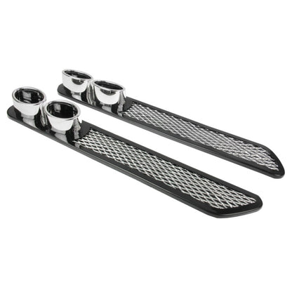 2 PCS Car Tail Pipes Exhaust Pipe Decorative Sticker