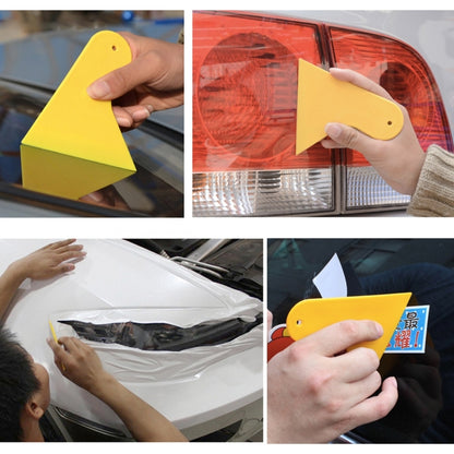 KANEED 10 PCS Car Window Wrapping Film Scraper Thickening Car Sticker Tool, Size: 11cm x 9.5cm, Film Scraper