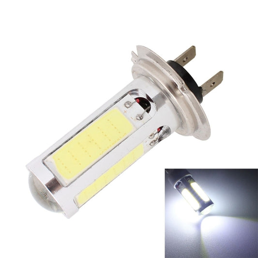 2PCS H7 1250LM 20W + 5W 5 x COB LED White Light Car Front Fog Lamp Bulb, DC 12V, H7