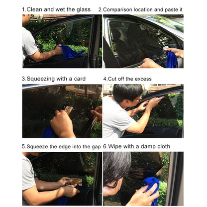 2 PCS Car Styling UV Protection Electrostatic Stickers, UV Protection